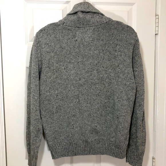 Urban Pipeline Toggle Sweater Pullover Fisherman's Shawl Gray Cotton Blend Sz M - Picture 6 of 7
